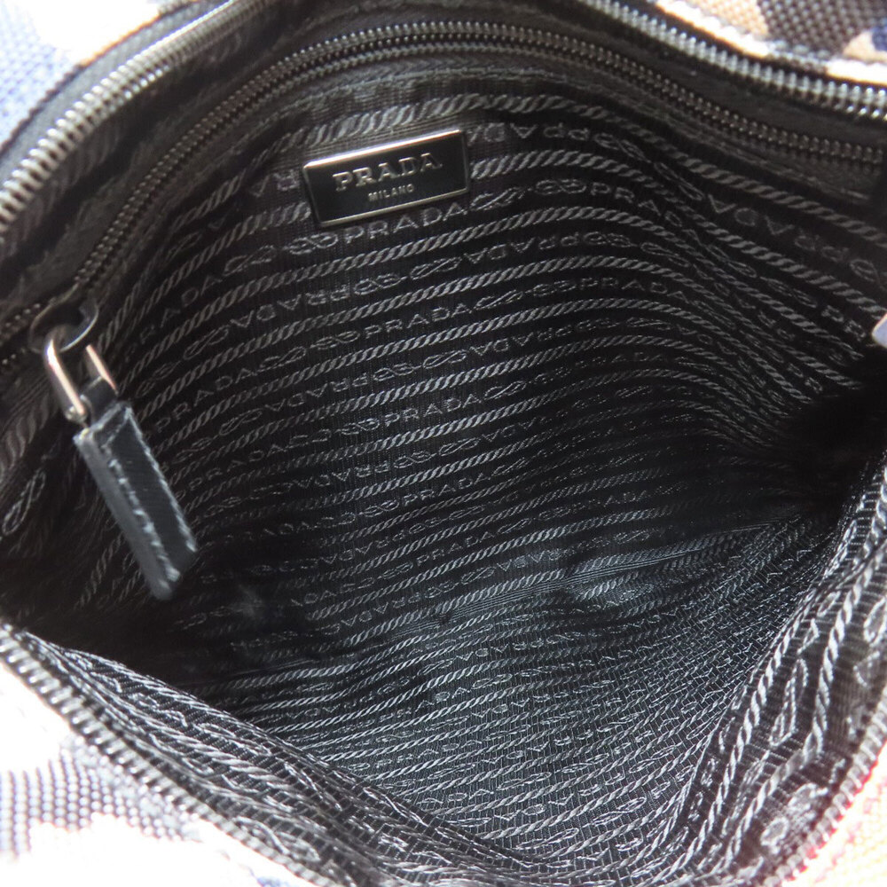 PRADA Cream Canvas Shoulder Bag - Picture 5 of 16